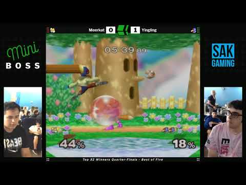 Mini Boss 5 SSBM Top 32 Winners Quarters - Meerkat (Fox/Marth) vs Yingling (Falco)