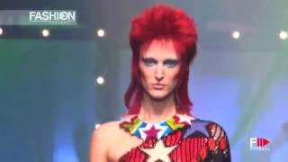 DAVID BOWIE&#39;s influence on Fashion - Jean Paul Gaultier SS 2013 by Fashion Channel