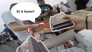 Jogos de NES por US$ 5 no mercado de pulgas