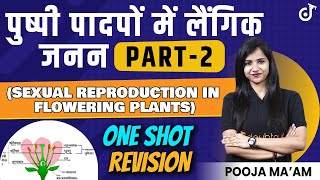 पुष्पी पादपों में लैंगिक जनन in Hindi | One Shot Revison - PART 2 | Class 12 जीव विज्ञान Chapter 2