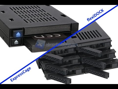 „Icy Dock“ vidinis korpusas, skirtas 3 x 3,5 colių SATA, „Raid Backplane“ (MB153SP-B) video
