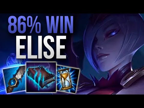 KOREAN CHALLENGER 86% WIN RATE ELISE | CHALLENGER ELISE JUNGLE GAMEPLAY | Patch 9.15 S9