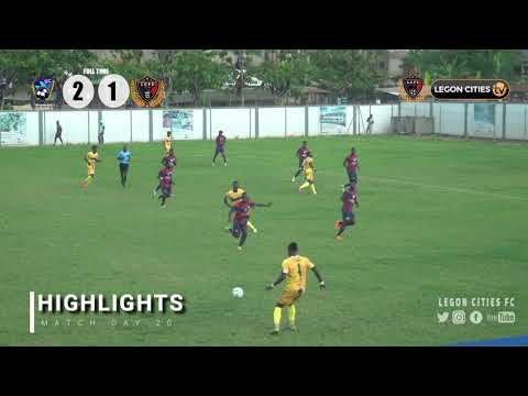 MEDEAMA SC VRS  LEGON CITIES FC  (2-1) HIGHLIGHTS