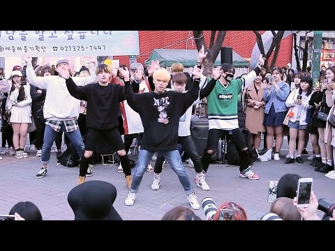 Don't Move Girls! DOB: Bigbang "Bangbangbang" Dance Cover at Hongdae Korea
