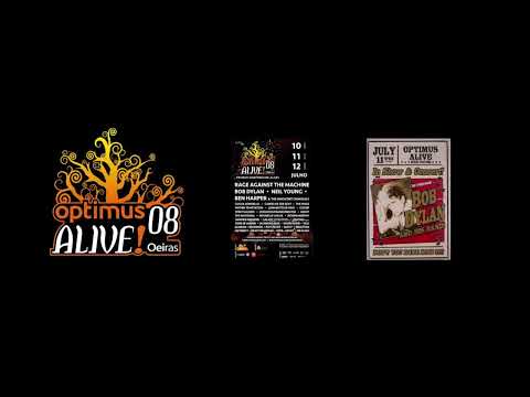 Bob Dylan 2008 Summer Tour of Europe - Oeiras, Portugal, 11th July 2008