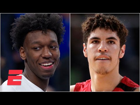 拉梅洛-鮑爾比詹姆斯-威斯曼有更高的上升空間 - Mike Schmitz | Keyshawn, JWill & Zubin (LaMelo Ball has a higher upside than James Wiseman - Mike Schmitz | Keyshawn, JWill & Zubin)