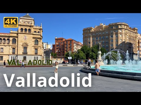 Valladolid, Spain 🇪🇸 | Walking Tour 4K 60FPS HDR | Summer 2024
