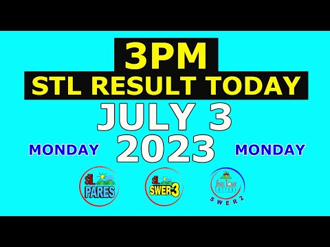 3pm STL Result Today July 3 2023 (Monday) Visayas and Mindanao