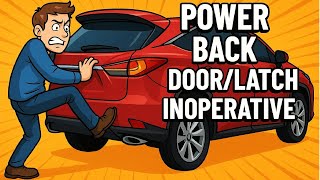 2016-2017 Lexus RX350 RX450h fix hatch power back door does not open or close, latch does not work