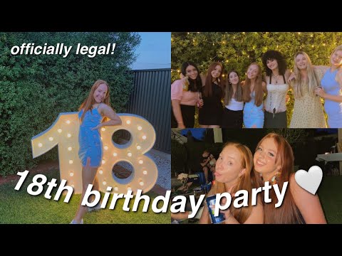 18th birthday party vlog! *officially legal*