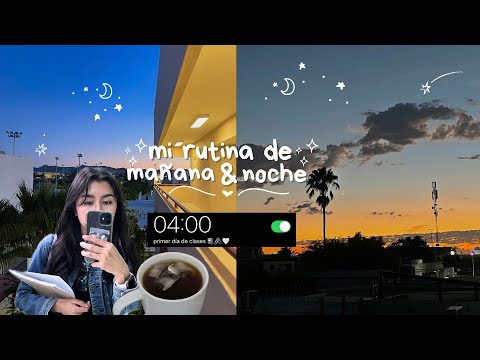 My MORNING (4AM) ☀️ and NIGHT 🌙 routine for college | first day of school📓🖇️˚୨୧⋆｡˚@dangyiseo