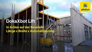 DokaXbot emelőgép - A födém építés új dimenziója