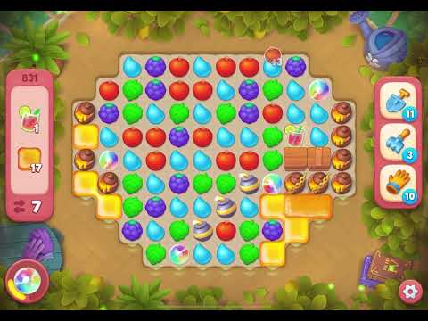 Gardenscapes Level 831 Hard