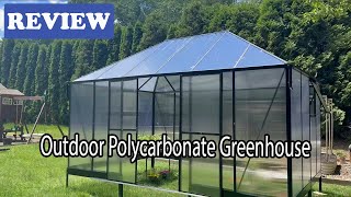 Outdoor Polycarbonate Greenhouse Review - Watch before buying this greenhouse!