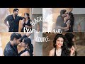 Resmi R Nair Romantic Couple Shoot In Black Saree रेसमी आर नायर की रो�