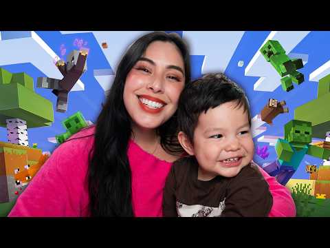Playing Minecraft with my 1 year old