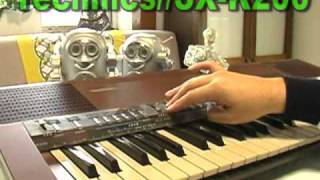 Video thumbnail for エレクトーン？Technics//SX-K200 by HiROsimicom