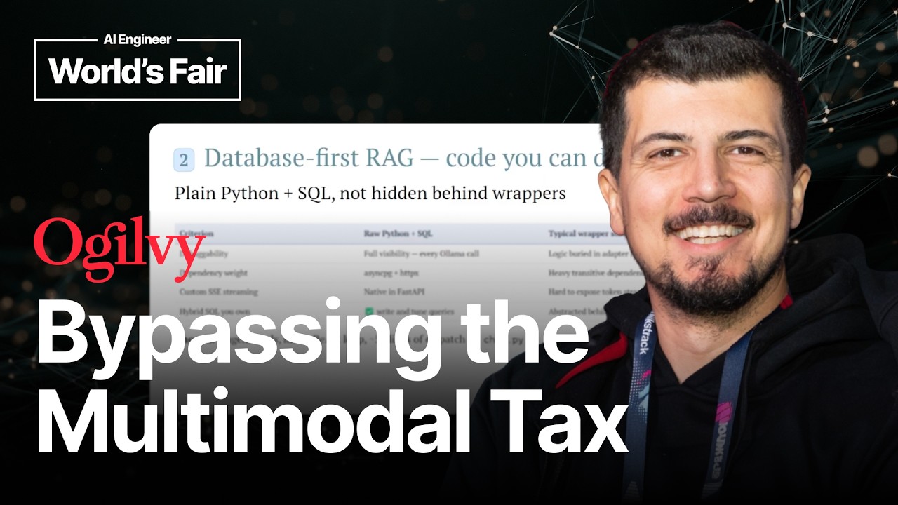 Abed Matini on Hybrid RAG, SQL, and UI Telemetry - AI Engineer