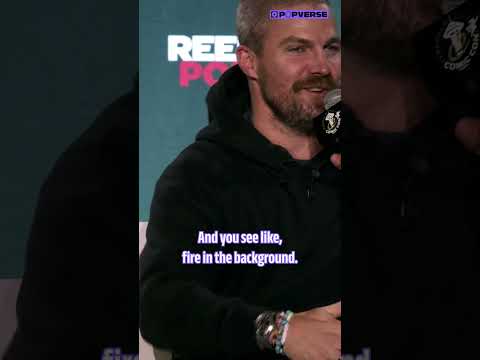 Stephen Amell and Colton Haynes recall WILD explosion scene on set of #arrow