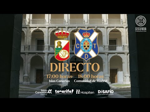 CanteraCDT I RSD Alcalá - CD Tenerife B (25/10, 17:00 hora canaria) I Segunda RFEF