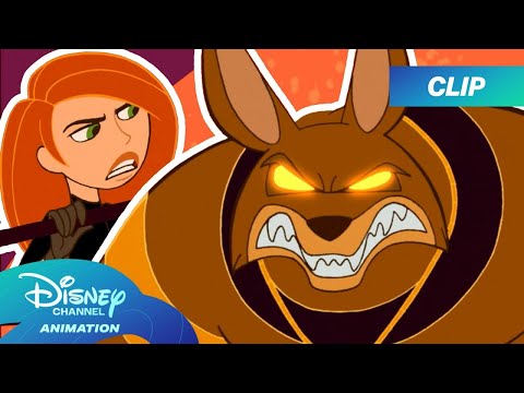 Kim Possible vs. the Jackal! 🦊💪 | Kim Possible | @disneychannelanimation