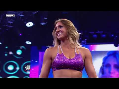 Charlotte Flair debut (with Ric Flair) vs  Bayley NXT Live, July 17, 2013