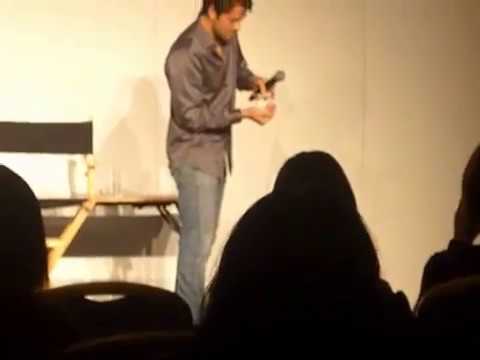 Misha Collins "Confetti! It's a parade!" LIVE in Birmingham, UK