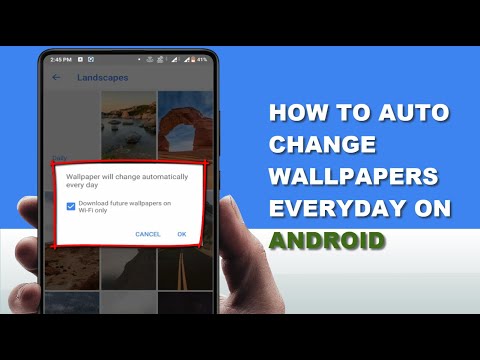 How to Change Wallpaper Automatically Everyday on Android Device