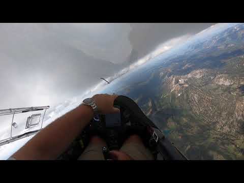 Glider Flies Out Over Amazing Wyoming Nothingness