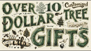 10 Dollar Tree Gifts that Look Expensive Cricut & DIY Gift Projects Using Mugs, Candles, Soap & Food