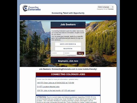 Connecting Colorado Login