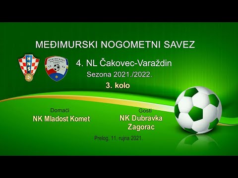 3. kolo 4.NL ČK-VŽ Sezona 2021/22. NK Mladost Komet -  NK Dubravka Zagorac, Prelog, 11.9.2021.