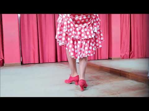 Learn to dance "Las Escobillas", the first step of "La Segunda". Sevillanas course with Susana.