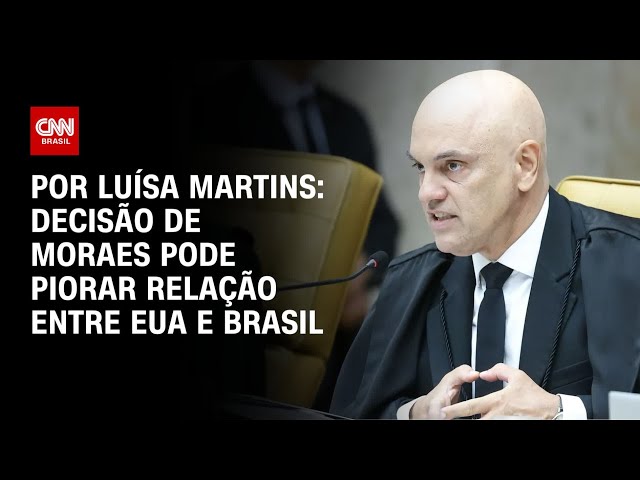 Análise: Decisão de Moraes sobre Bolsonaro pode piorar relação entre EUA e Brasil | CNN PRIME TIME