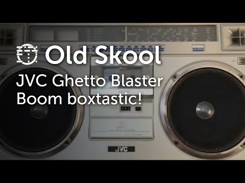 Retro JVC RCM70L Ghetto Blaster... (Old Skool Rave tape)