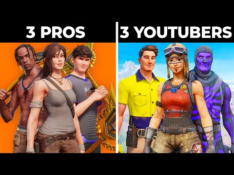 3 FNCS Winners vs 3 Fortnite Youtubers