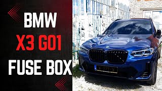BMW X3 G01 – Fuse Box Location