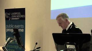 Merseyside Chief Constable, Jon Murphy QPM gives a lecture at Liverpool John Moores University