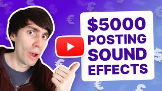 Make Money on Youtube Using ONLY Free Sound Effects - FULL Tutorial