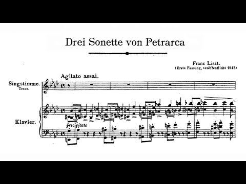 Franz Liszt - Tre Sonetti di Petrarca (S.270a)