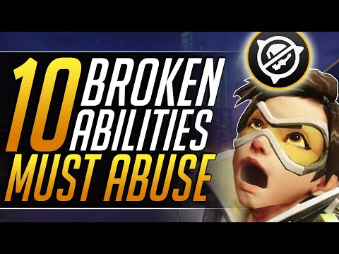 Top 10 MOST ABUSABLE Hero Abilities: 1 SECRET COUNTER & TIP For Each Role - Overwatch Pro Guide