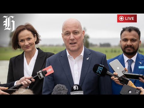 NZ Herald Live: Christopher Luxon  speaks to media