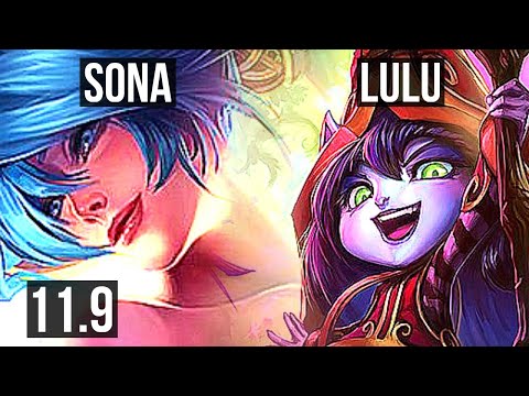 SONA & Varus vs LULU & Jinx (SUPPORT) | Rank 4 Sona, 5/1/13, 600+ games | EUW Challenger | v11.9