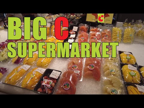 [4k 60fps] GUIA FINAL DO SUPERMERCADO PHUKET BIG C JUNGCEYLON