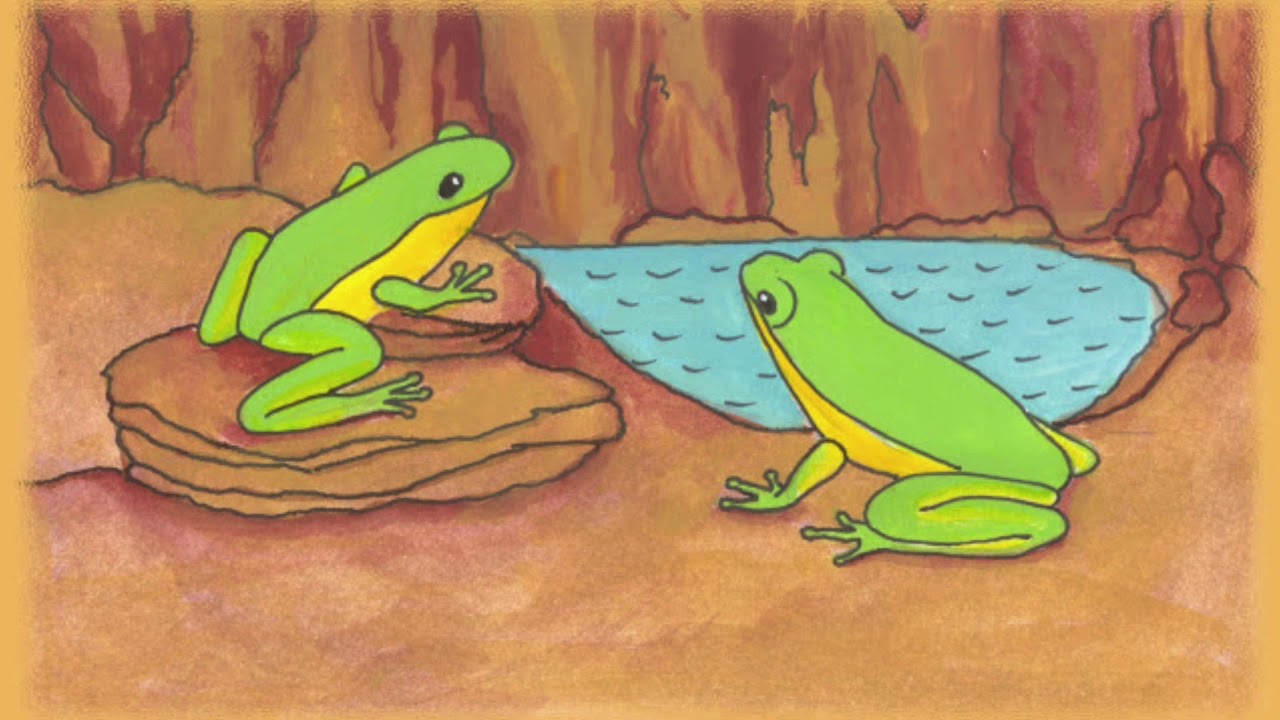 Las ranas y el pantano seco - Esopo