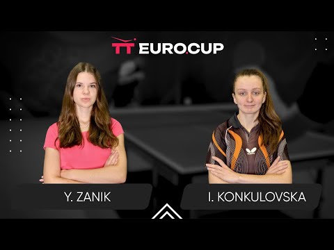 15:55 Yulianna Zanik - Iryna Konkulovska 08.10.2025 TT Euro.Cup Women Ukraine Star. TABLE 4