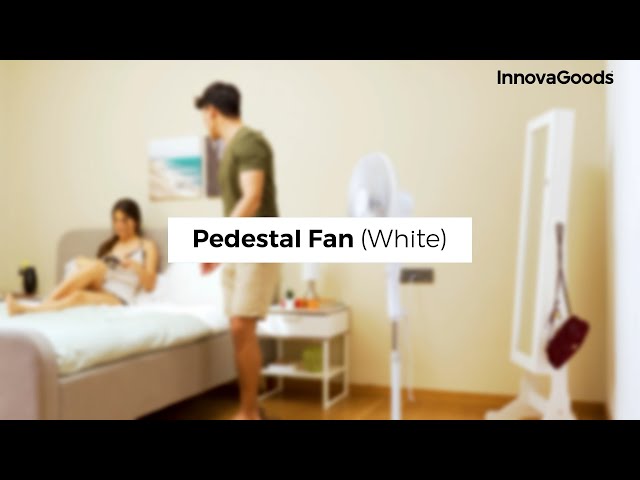 Ventilateur sur pied Innovagoods Freshinn 45W blanc video