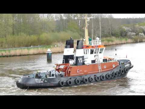 GERMAN WATERWAYS Part 2 The KIEL CANAL (HD1080)