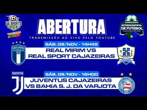 ABERTURA DO CAMPEONATO INTERMUNICIPAL DE CAJAZEIRAS PI 2025