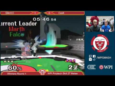 WPI PTS 27 - Silent E (Marth) vs Czelt (Falco) - Melee - WR1